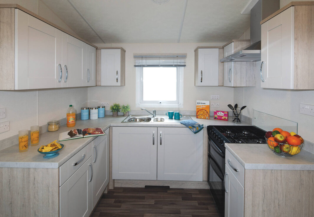 New Delta Langford Static Caravan Kitchen