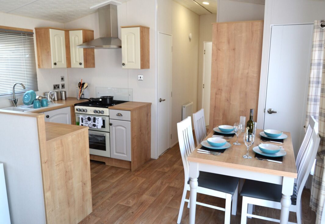 New Delta Westfield Lodge Static Caravan Kitchen Diner