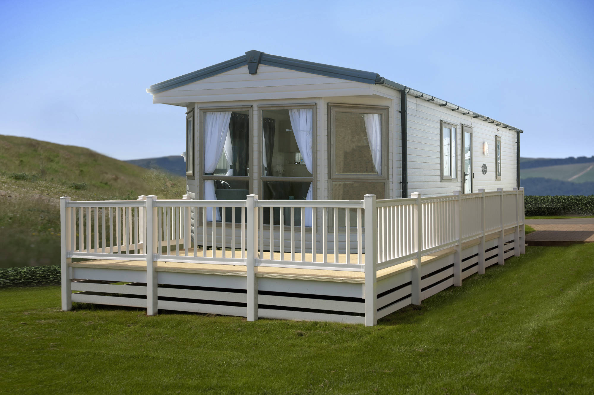 New Delta Danbury static caravan exterior