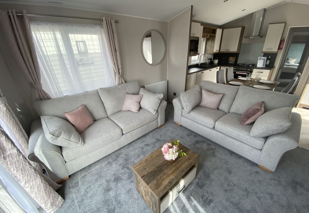 New Willerby Sheraton static caravan residential specification living room