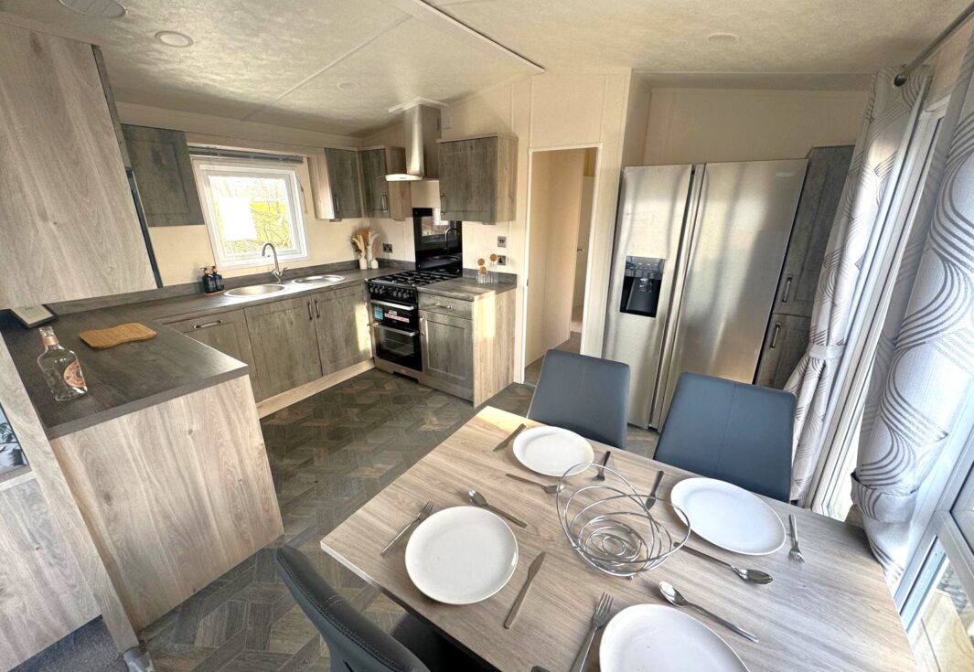 New Delta Superior Static Caravan Kitchen diner