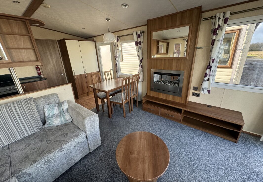 2012 Preowned ABI St David 38x12 3 Bed Static Caravan lounge diner