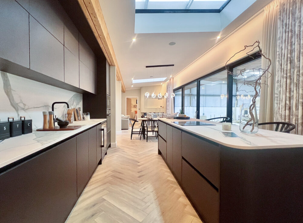 Bespoke Luxury Lodge Ellipse kitchen