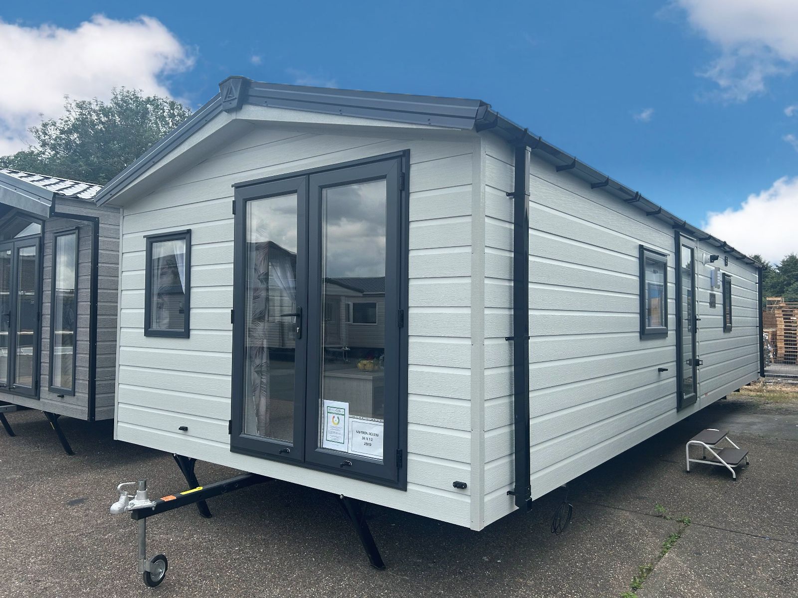 New Delta Saffron Deluxe Static Caravan Exterior