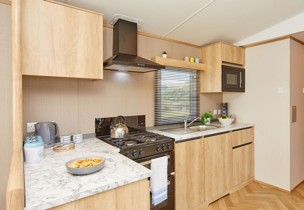 New Carnaby Breakaway Static Caravan kitchen