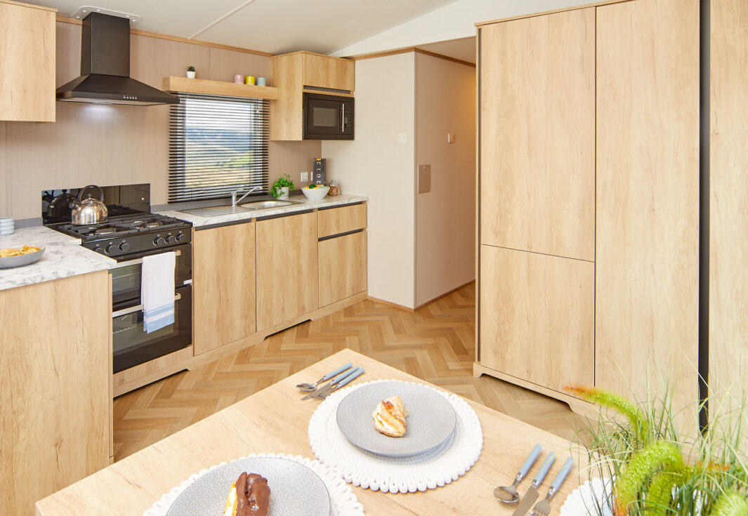 New Carnaby Breakaway Static Caravan kitchen dining