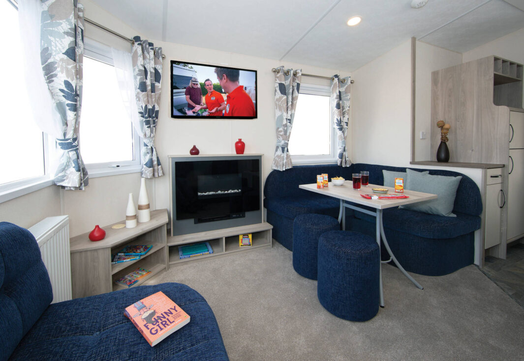 New Delta Avalon Static Caravan lounge diner