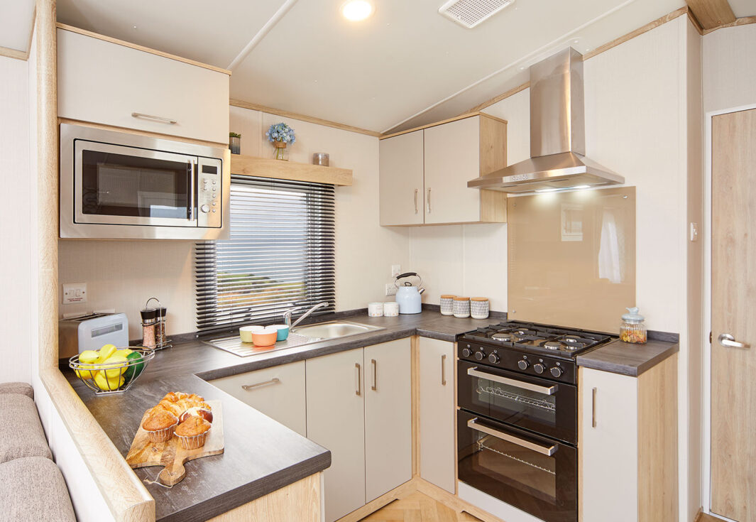 New Carnaby Bayview Static Caravan kitchen