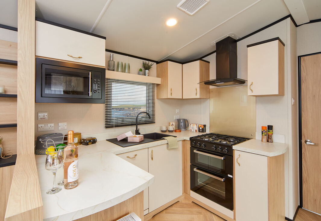 New Carnaby Glaisdale Static Caravan kitchen